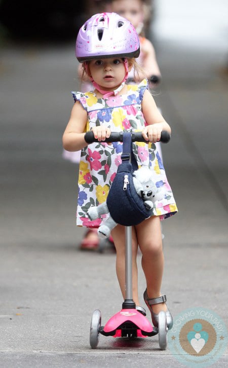 Marion Broderick scoots in NYC