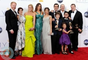 Modern Family Cast as the Emmys