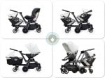 Orbit Helix Double Stroller configuration