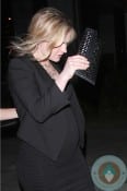 Pregnant Anna Paquin out for dinner in LA