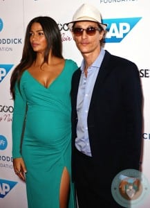 Pregnant Camila Alves and Matthew McConaughey attend The 7th Annual Andy Roddick Foundation Gala