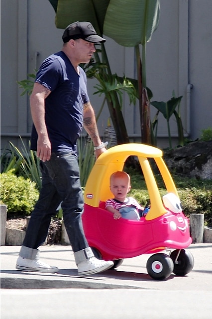 jason bleick with son Arthur on September 11th