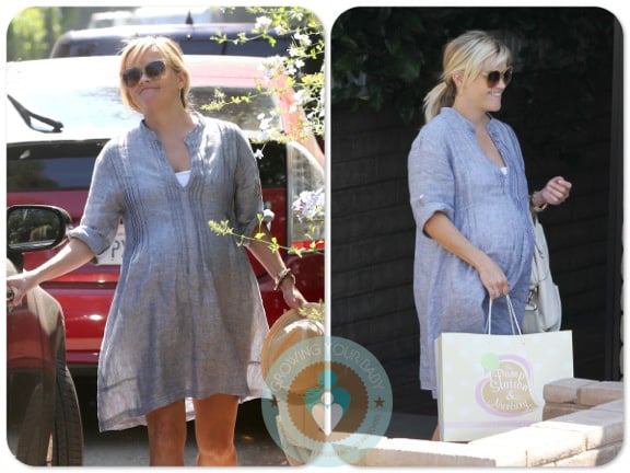 pregnant Reese Witherspoon out in LA