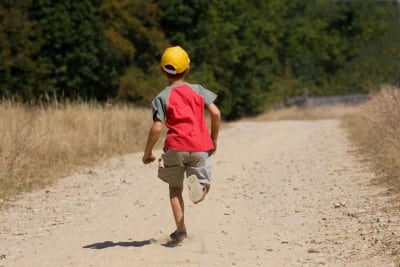 boy running