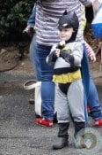 Comedian Amy Poehler takes son Archibald Arnett to a costume birthday party in Los Angeles