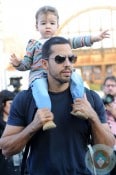 David Blaine and his daughter Dessa NYC