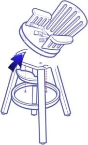 Image of recalled  Graco Classic Wood Highchairs