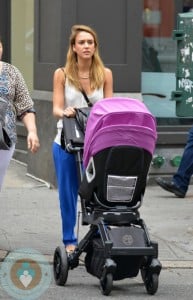 Jessica Alba out in NYC with daughter Haven