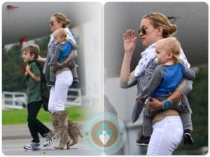 Kate Hudson with sons Ryder and Bing