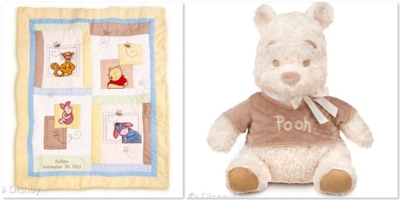 Large Heirloom Winnie the Pooh Plush Toy and blanket