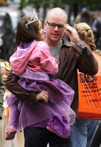 Matt Damon with daughter Gia Halloween