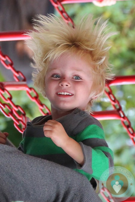 Sammy Schreiber at the playground