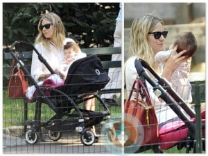 Sienna Miller out with Marlowe Sturridge in Central Park NYC
