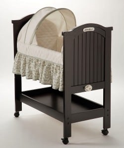 image of  Eddie Bauer Rocking Wood Bassinet