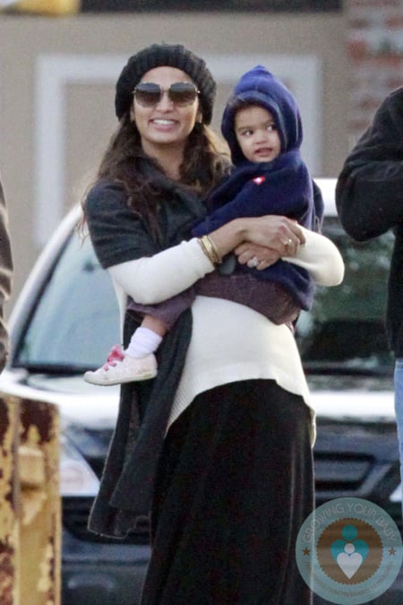 Sandra Bullock and her son Louis hang out with a very pregnant Camila Alves McConaughey and her children, Vida and Levi in New Orleans