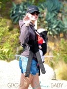 Anna Faris Takes Baby Jack For A Hike