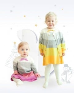 Bonnie Baby Daisy Cotton:cashmere dress