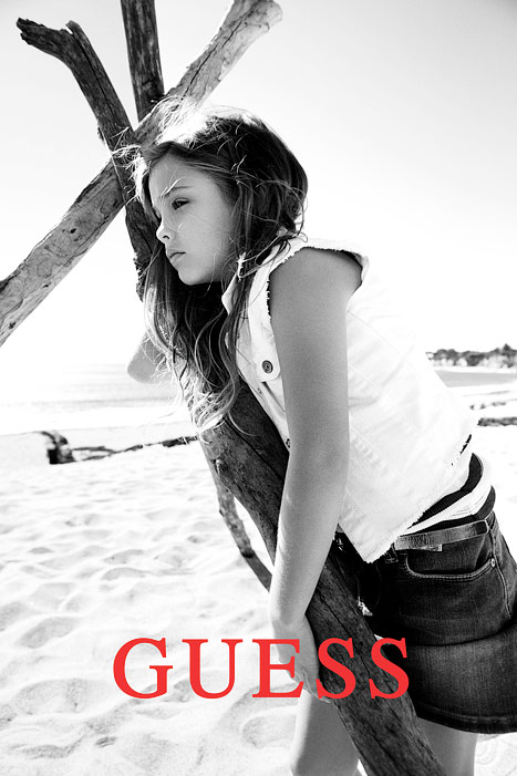 Dannielynn Birkhead's campaign for Guess