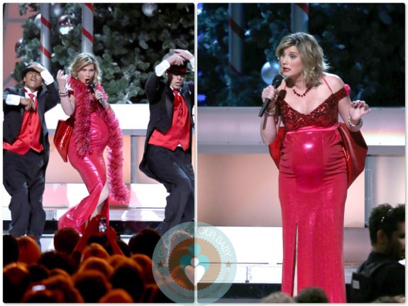 A Very Pregnant Jennifer Nettles 2012 CMA Country Christmas