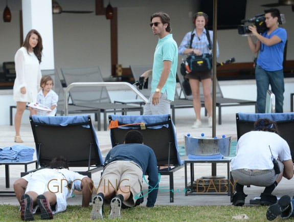 Kourtney Kardashian, Scott disick filming Kim and Kourtney take Miami