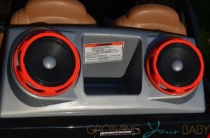 Power Wheels Cadillac Escalade - back speakers