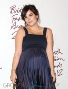 Pregnant Lily Allen on the Red Carpet at the British Fashion Awards 2012