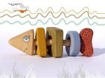 Rattle Toy organic baby toy a Fish