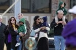 Sandra Bullock and her son Louis hang out with a very pregnant Camila Alves McConaughey and her children, Vida and Levi in New Orleans