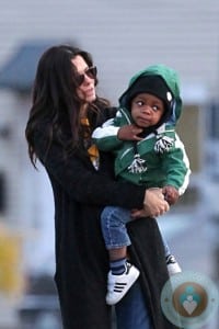 Sandra Bullock and her son Louis hang out with a very pregnant Camila Alves McConaughey and her children, Vida and Levi in New Orleans