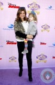 Tiffani Thiessen at the Los Angeles premiere of 'Sofia the First: Once Upon a Princess'