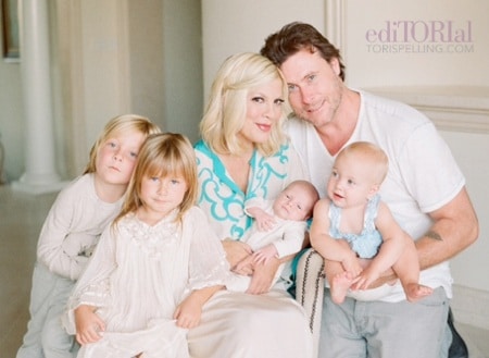 Tori Spelling Family - Thanksgiving 2012