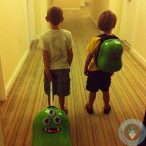 Travel Buddies rollie & backpack