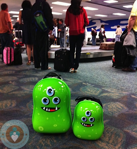 Travel Buddies rollie & backpack airport