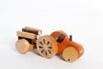 Wooden Tractor natural kids toy