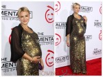 A very pregnant Samaire Armstrong