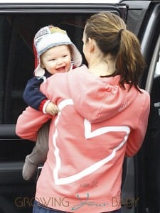 Jennifer Garner with son Samuel Affleck