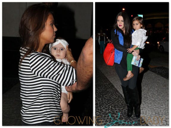 Kourtney Kardashian, Penelope Disick, Khloe Kardashian, Mason Disick, Serendipity 3