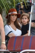 Kourtney Kardashian and Scott Disick take their son Mason to the Everglades National Park ahead of his 3rd birthday on Friday