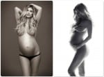 Nude, Pregnant Marissa Miller in Allure Magazine