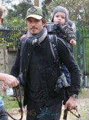 Orlando Bloom Takes Son Flynn On A Hike At Runyon Canyon