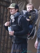 Orlando Bloom Takes Son Flynn On A Hike At Runyon Canyon