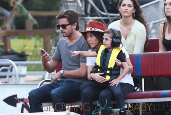 Kourtney Kardashian & Scott Disick Take Mason To Everglades Safari Park