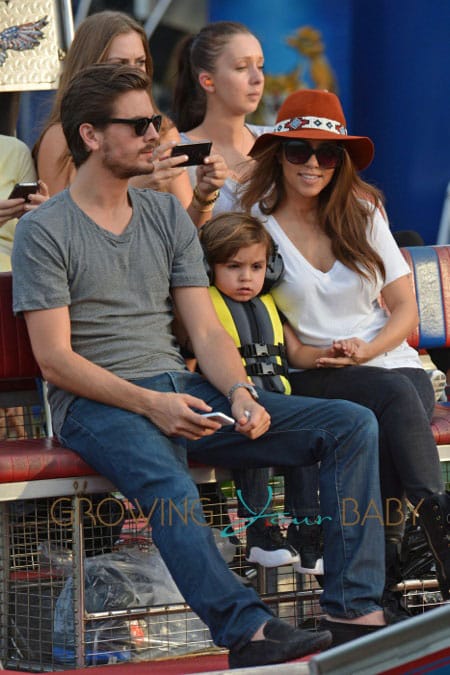 Kourtney Kardashian and Scott Disick take their son Mason to the Everglades National Park ahead of his 3rd birthday on Friday