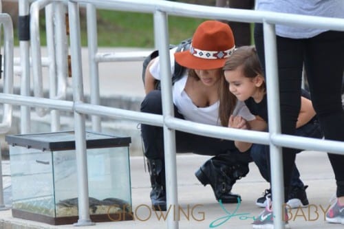 Kourtney Kardashian and Scott Disick take their son Mason to the Everglades National Park ahead of his 3rd birthday on Friday