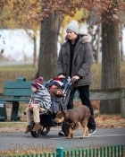 Tom Brady takes Benjamin Brady John Moynahan to play in the park then meet up with Tom's parents Tom and Galynn