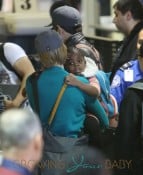 Ty Burrell And Family Departing On A Flight At LAX