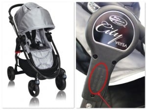 recalled Baby Jogger City Versa stroller