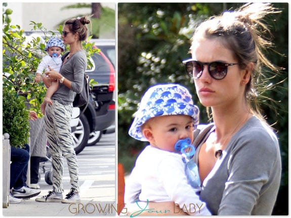 Alessandra Ambrosio with son Noah