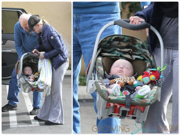 Anna Faris with son Jack out in LA