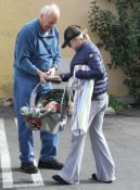 Anna Faris Out And About With Her Son Jack